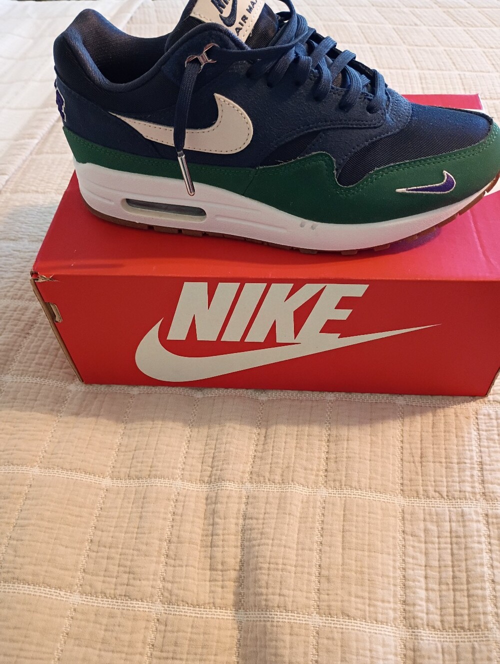 Nike Air Max 1 (GS) Blue/Green